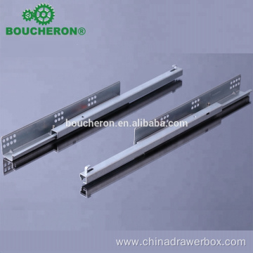 soft close bottom mounted drawer slide